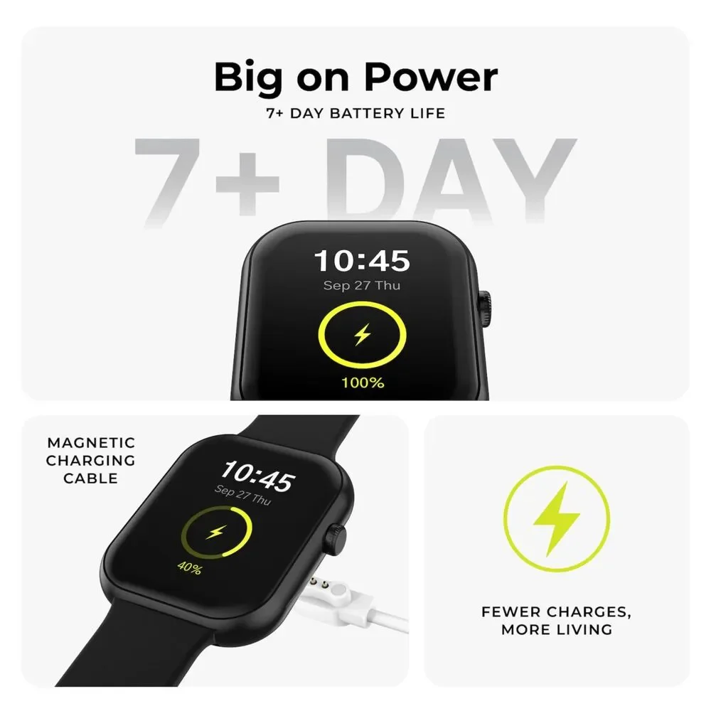 iTouch TOUCH AIR 5 Smartwatch 1.85-Inch AMOLED Display & Heart Rate Monitor, NIB